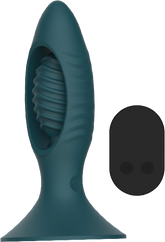 La Viva Remote Control Rocket Butt Plug Teal Butt Plugs